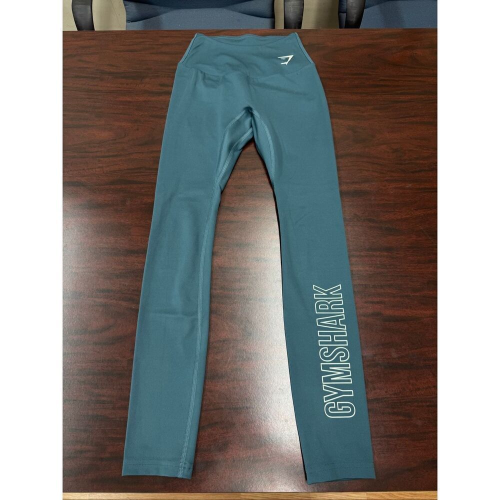 Gymshark Teal Training Athletic Leggings Size X-Small